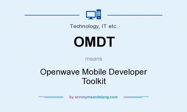What does OMDT mean? It stands for Openwave Mobile Developer Toolkit