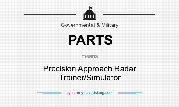 What does PARTS mean? It stands for Precision Approach Radar Trainer/Simulator