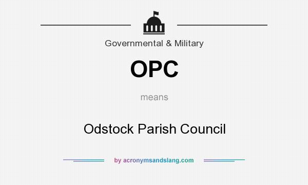What does OPC mean? It stands for Odstock Parish Council
