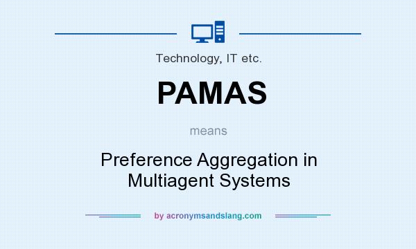 What does PAMAS mean? It stands for Preference Aggregation in Multiagent Systems