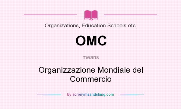 What does OMC mean? It stands for Organizzazione Mondiale del Commercio