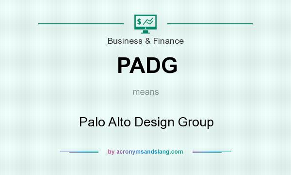What does PADG mean? It stands for Palo Alto Design Group
