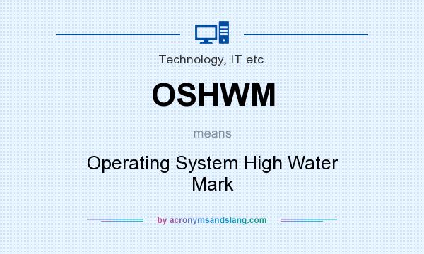 What does OSHWM mean? It stands for Operating System High Water Mark