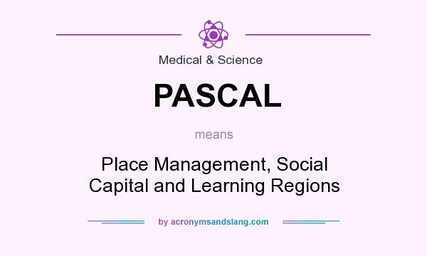 What does PASCAL mean? It stands for Place Management, Social Capital and Learning Regions