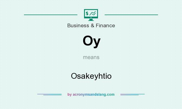 What does Oy mean? It stands for Osakeyhtio