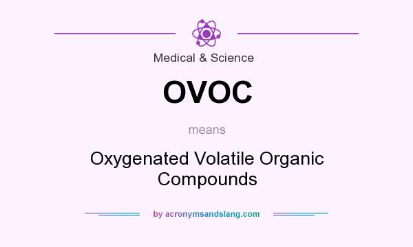 What does OVOC mean? It stands for Oxygenated Volatile Organic Compounds