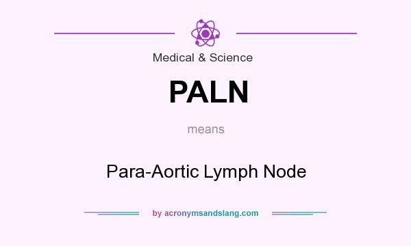 What does PALN mean? It stands for Para-Aortic Lymph Node