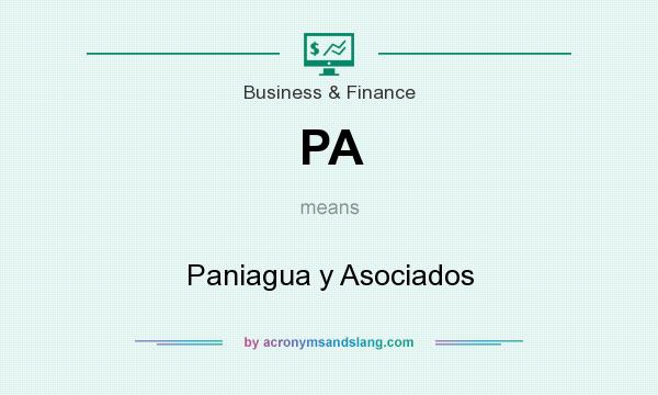 What does PA mean? It stands for Paniagua y Asociados