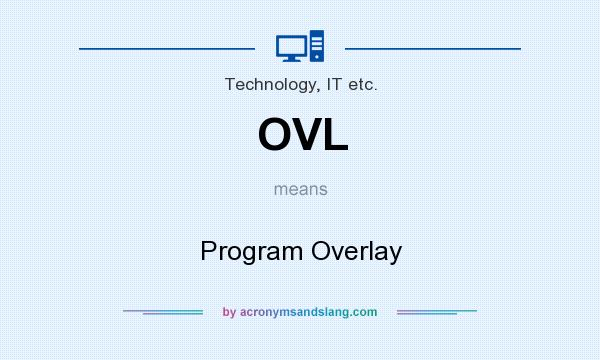 What does OVL mean? It stands for Program Overlay