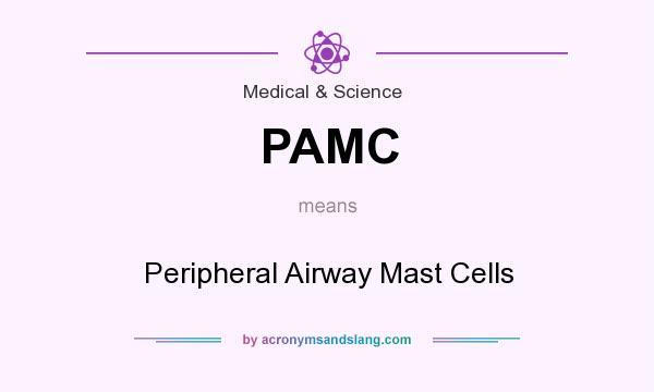What does PAMC mean? It stands for Peripheral Airway Mast Cells