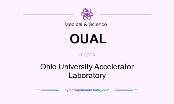 What does OUAL mean? It stands for Ohio University Accelerator Laboratory