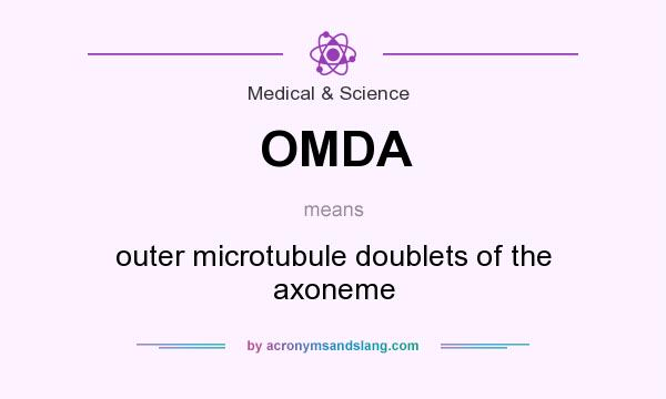 What does OMDA mean? It stands for outer microtubule doublets of the axoneme