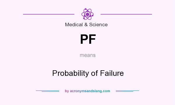 What does PF mean? It stands for Probability of Failure
