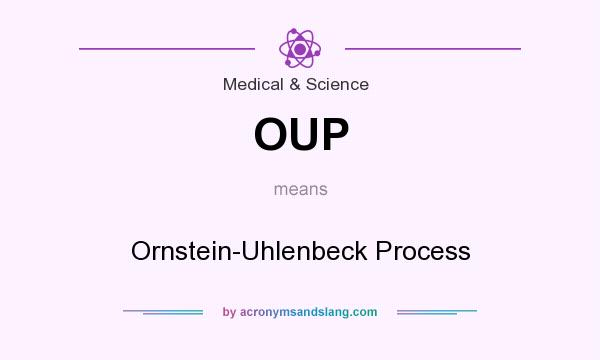What does OUP mean? It stands for Ornstein-Uhlenbeck Process