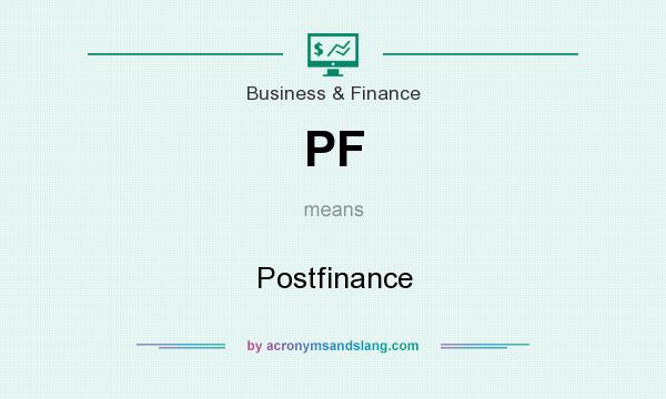 What does PF mean? It stands for Postfinance