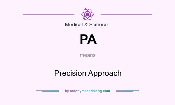 What does PA mean? It stands for Precision Approach