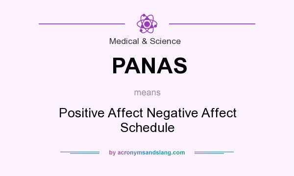 What does PANAS mean? It stands for Positive Affect Negative Affect Schedule