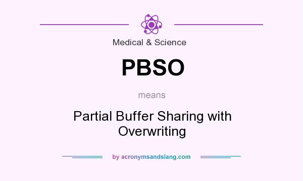 What does PBSO mean? It stands for Partial Buffer Sharing with Overwriting