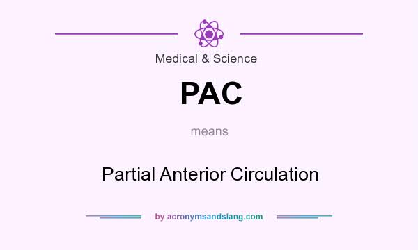 What does PAC mean? It stands for Partial Anterior Circulation
