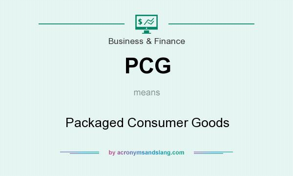 What does PCG mean? It stands for Packaged Consumer Goods