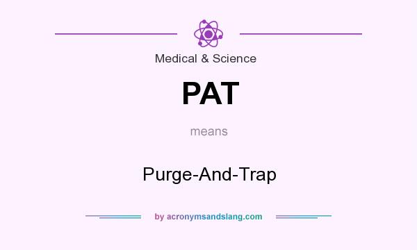 What does PAT mean? It stands for Purge-And-Trap