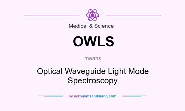 What does OWLS mean? It stands for Optical Waveguide Light Mode Spectroscopy