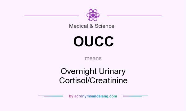 What does OUCC mean? It stands for Overnight Urinary Cortisol/Creatinine
