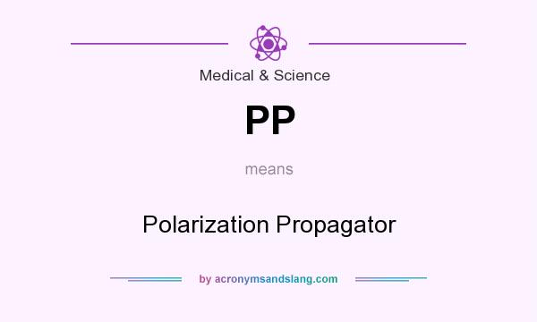 What does PP mean? It stands for Polarization Propagator