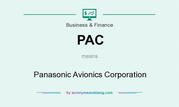 What does PAC mean? It stands for Panasonic Avionics Corporation