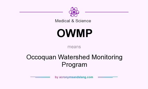 What does OWMP mean? It stands for Occoquan Watershed Monitoring Program