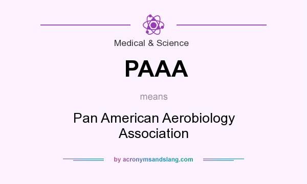 What does PAAA mean? It stands for Pan American Aerobiology Association