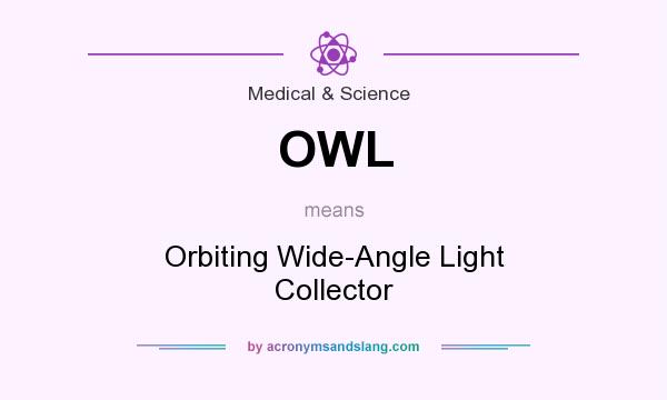 What does OWL mean? It stands for Orbiting Wide-Angle Light Collector