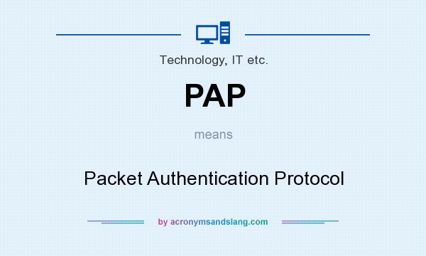 What does PAP mean? It stands for Packet Authentication Protocol