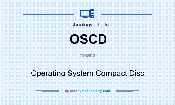 What does OSCD mean? It stands for Operating System Compact Disc