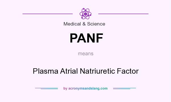 What does PANF mean? It stands for Plasma Atrial Natriuretic Factor