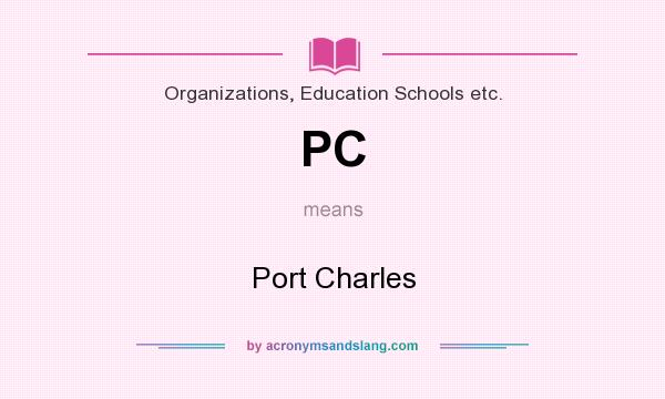 What does PC mean? It stands for Port Charles