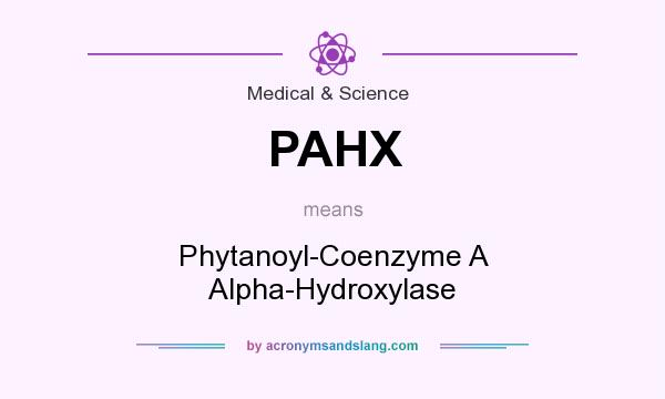 What does PAHX mean? It stands for Phytanoyl-Coenzyme A Alpha-Hydroxylase