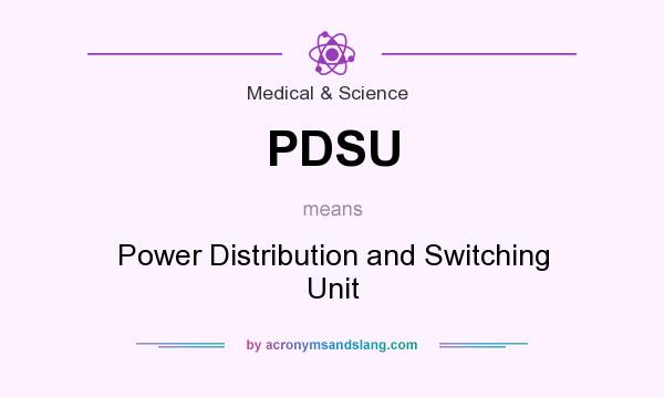 What does PDSU mean? It stands for Power Distribution and Switching Unit
