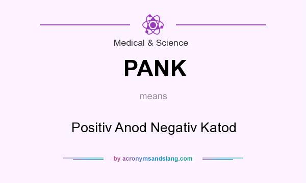 What does PANK mean? It stands for Positiv Anod Negativ Katod