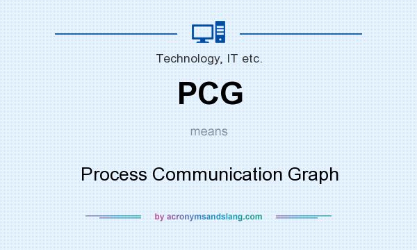 What does PCG mean? It stands for Process Communication Graph