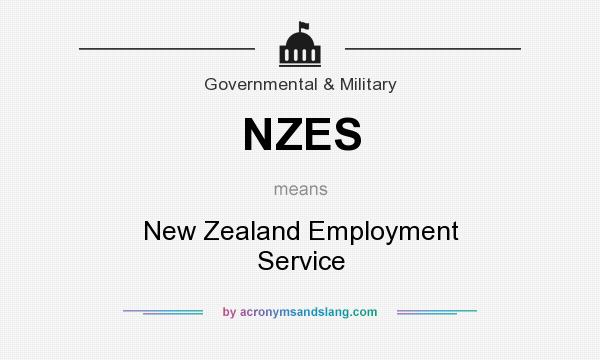 What does NZES mean? It stands for New Zealand Employment Service