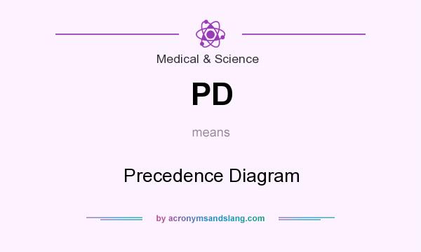 What does PD mean? It stands for Precedence Diagram