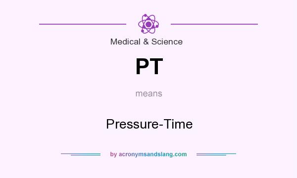 What does PT mean? It stands for Pressure-Time