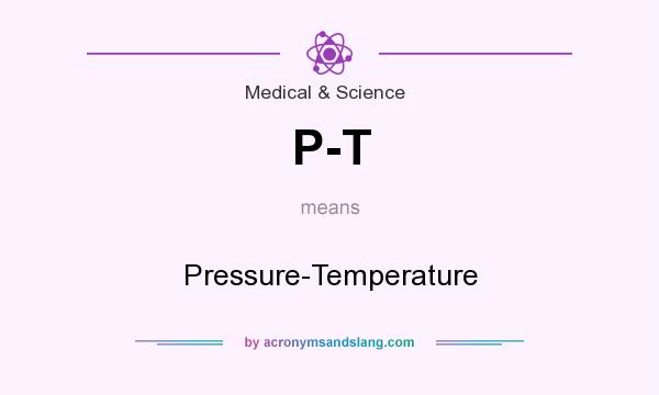 What does P-T mean? It stands for Pressure-Temperature