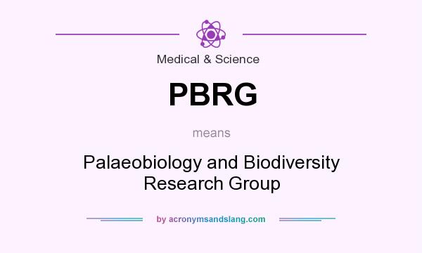 What does PBRG mean? It stands for Palaeobiology and Biodiversity Research Group
