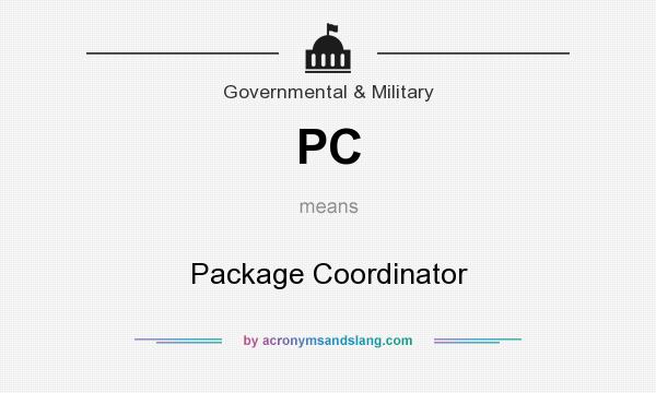 What does PC mean? It stands for Package Coordinator