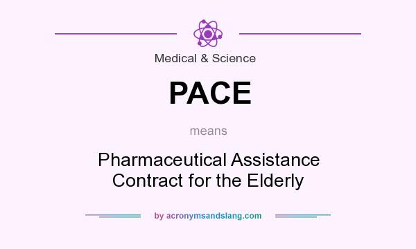 What does PACE mean? It stands for Pharmaceutical Assistance Contract for the Elderly