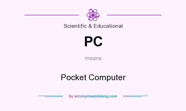 What does PC mean? It stands for Pocket Computer