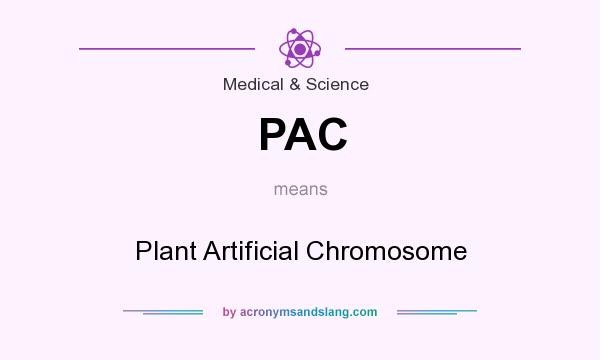What does PAC mean? It stands for Plant Artificial Chromosome