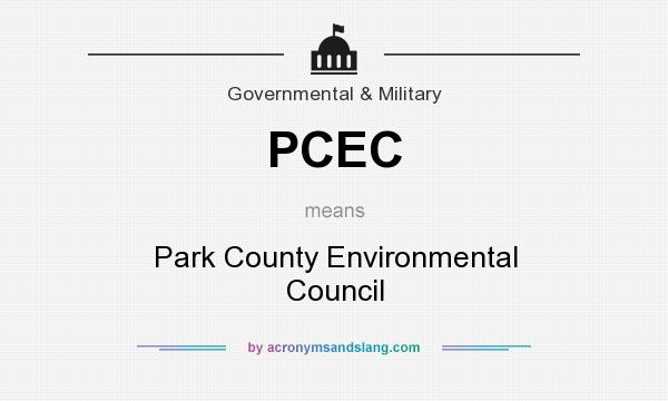 What does PCEC mean? It stands for Park County Environmental Council